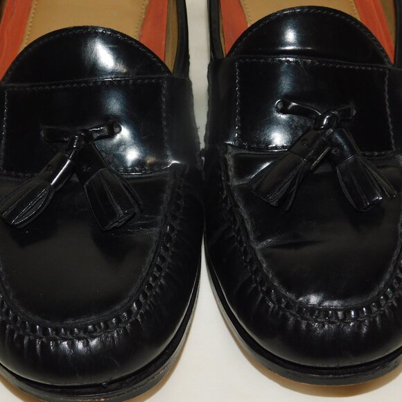 Cole Haan Leather Slip On Tassel Loafers Men\'s Size 8 1/2W main image 8